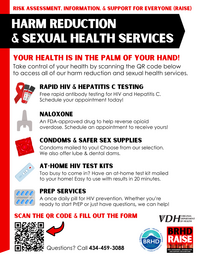 Sexual Health Services flyer