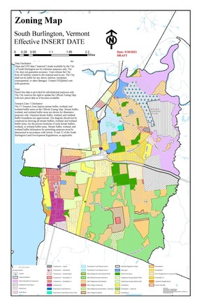 Proposed Zoning District map