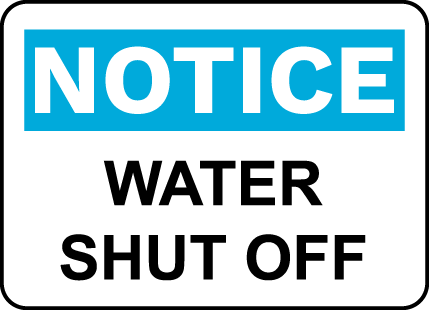Water shutoff