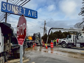 Hinesburg Road Sewer Pipe December 2023