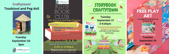 Library Sept 2024 events collage