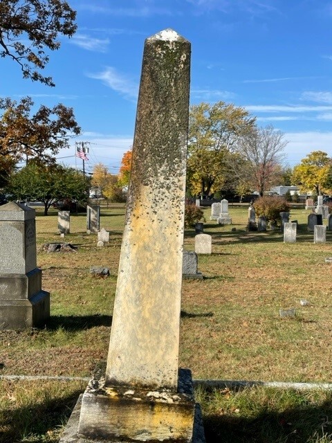 Headstone Eldredge Cemetery
