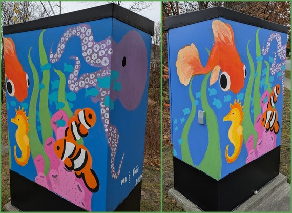 Utility boxes-Shelburne and Harbor View