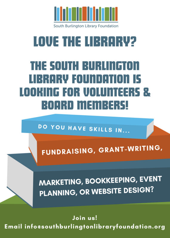 Library volunteers flyer