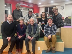 Library volunteers group photo