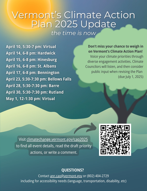 Climate Action Plan Spring 2025 Events