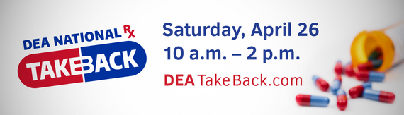 Drug Take Back banner April 2025