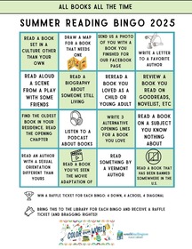 Library bingo card
