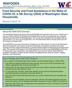 A screenshot of the WaFood5 report.