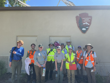 Group photo with park staff and interns