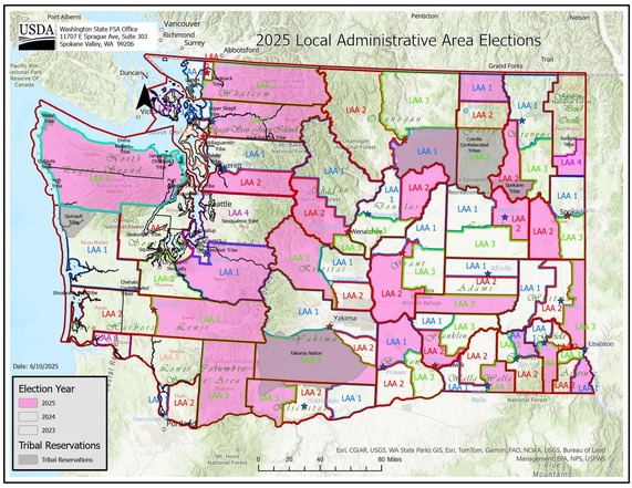 FSA LAA election map 
