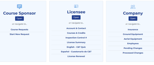 Licensing Portal