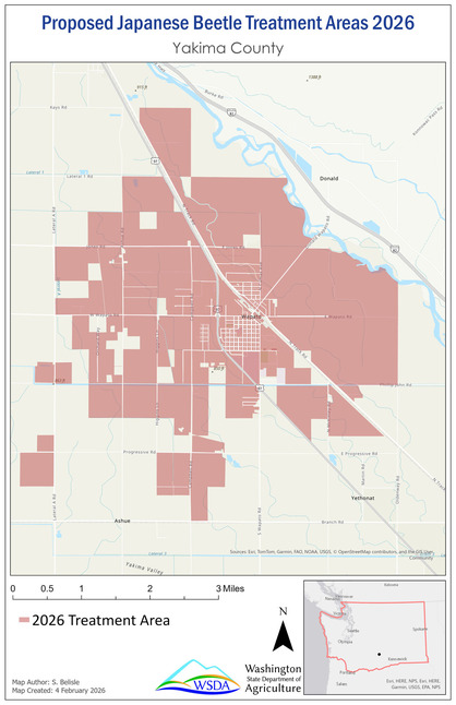 treatment area map of Wapato
