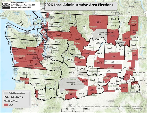 FSA election map