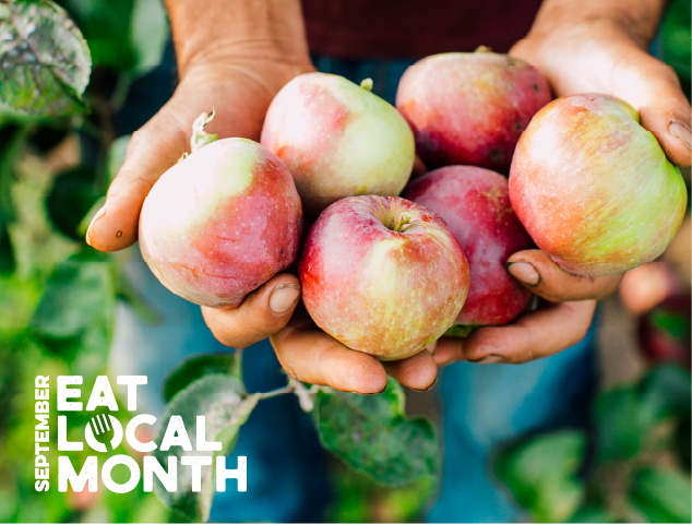 Eat local month logo