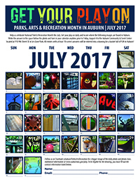 Auburn Parks Calendar