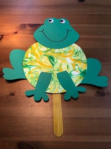 frog art project
