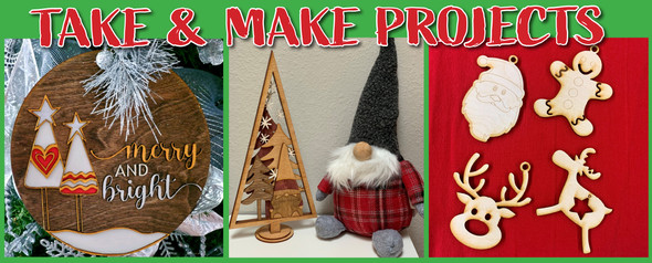 Take & Make 2020 Holiday Projects