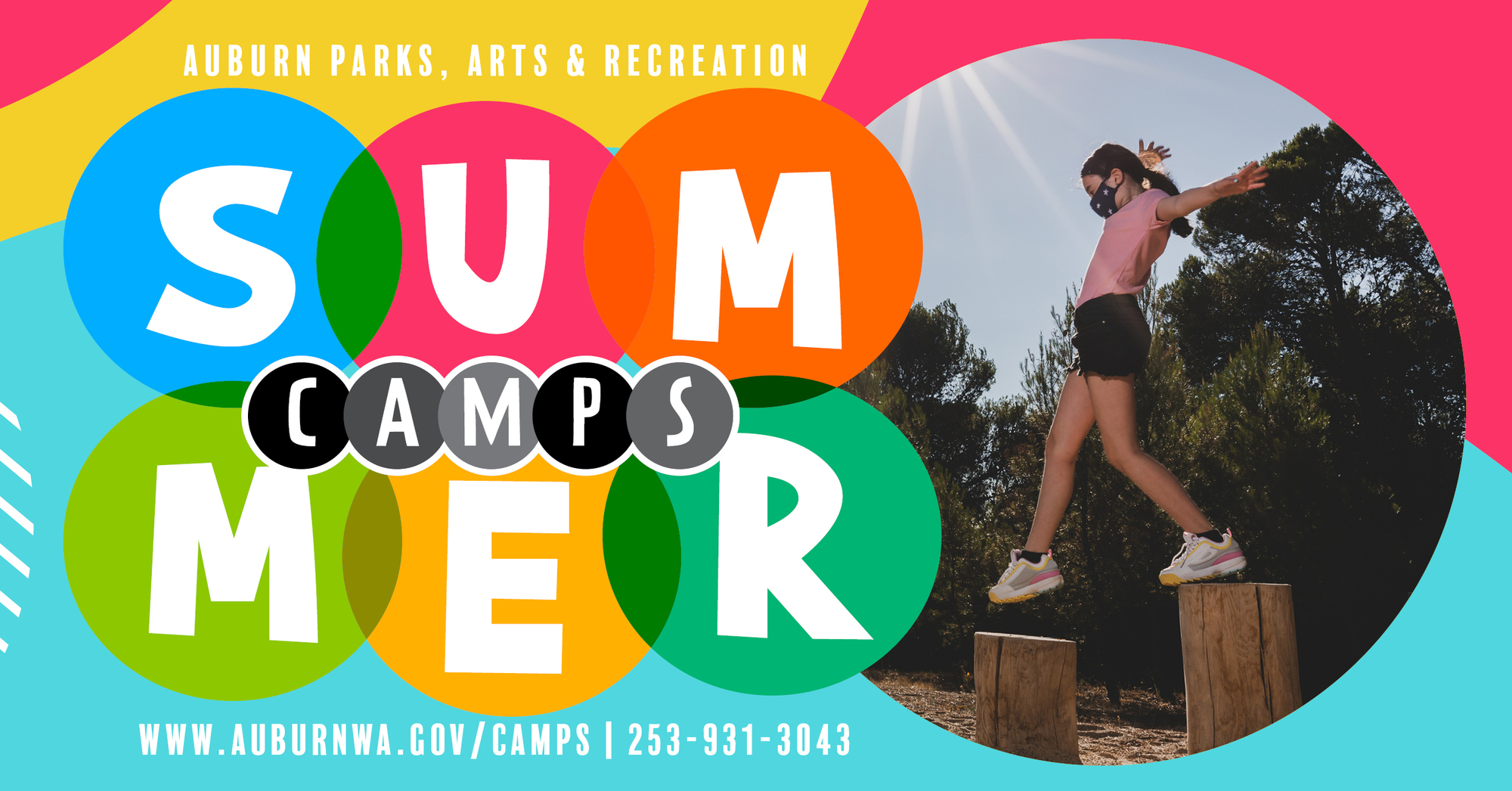 Summer camp options with Auburn Parks, Arts & Recreation