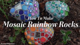 Mosaic Rainbow Rocks