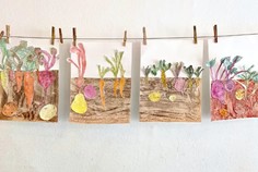 Vegetable Garden Drawing Activity