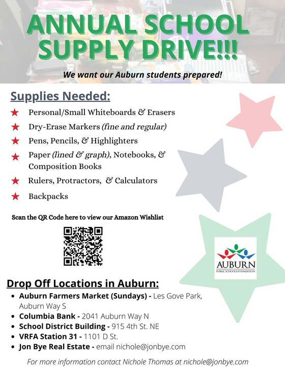 School Supply drive