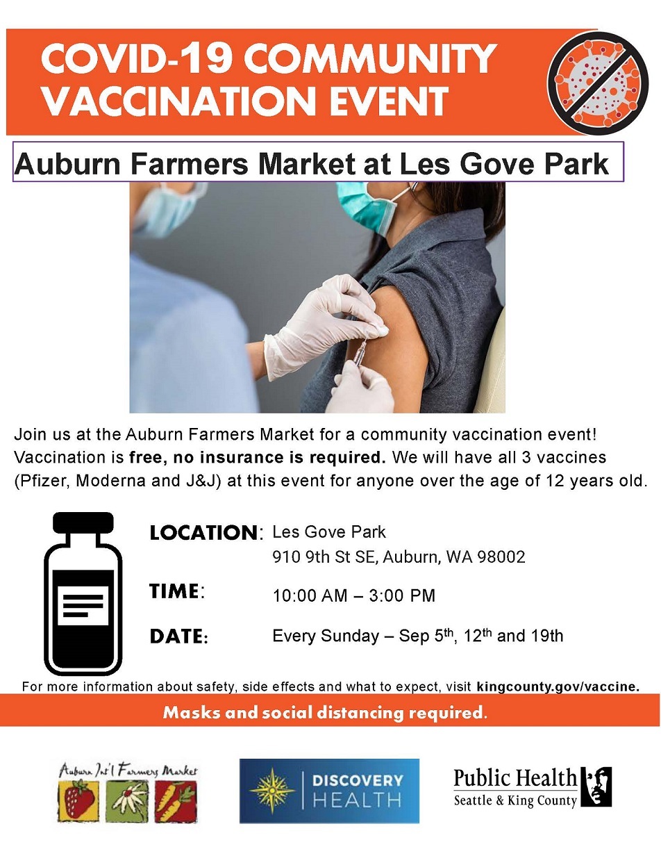 Farmers Market Vaccinations
