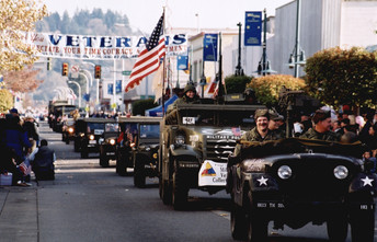 veterans Parade_antique military vehicles