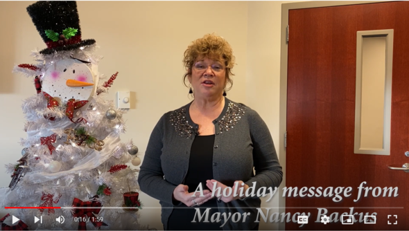 Weekly update from Mayor Nancy Backus