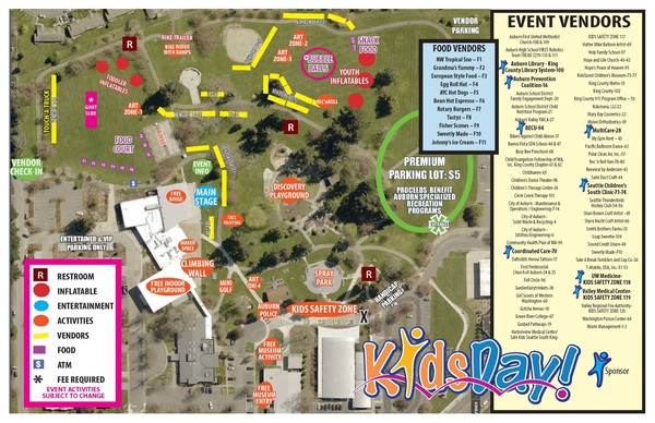 KidsDay 2022 festival map