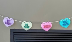 Banner Heart Garland