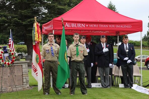 Mountain View Cemetery on Memorial Day