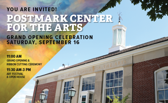 Postmark Grand Opening Heading