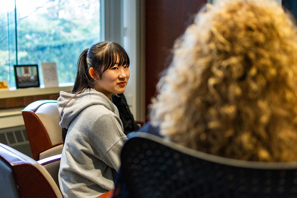 A student from Hiroshima Academy 