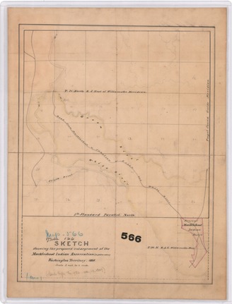 Muckleshoot Reservation Map 1868 