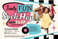 Sock Hop Event Flyer