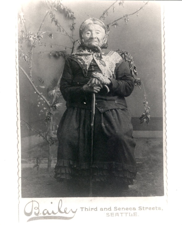 Kikisoblu (sometimes called Princess Angeline) was the daughter of Chief Si’ahl, the Suquamish and Duwamish leader who Seattle is named after