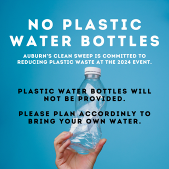 No plastic water bottles