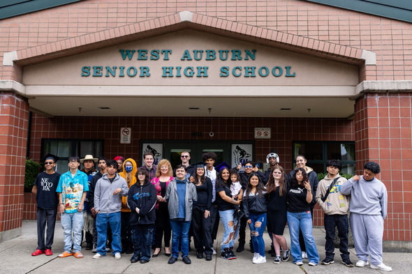 West Auburn Senior High School group photo