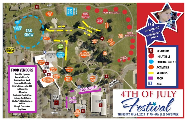 4th of July Festival map_2024