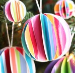 paper holiday ornaments