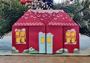 paper gingerbread house