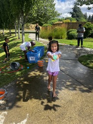 Summer camp water play