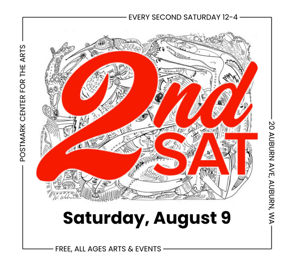 August 9 Second Saturday Graphic
