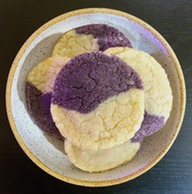 Marbled Ube Cookies