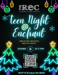 Enchant Christmas flyer