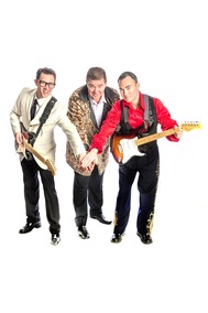 Three men with instruments 