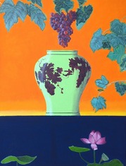 Fruit-Bearing Vase – 17th Century Korean Porcelain by Kelly Haejung Paik