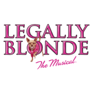 A graphic that says Legally Blonde the musical 