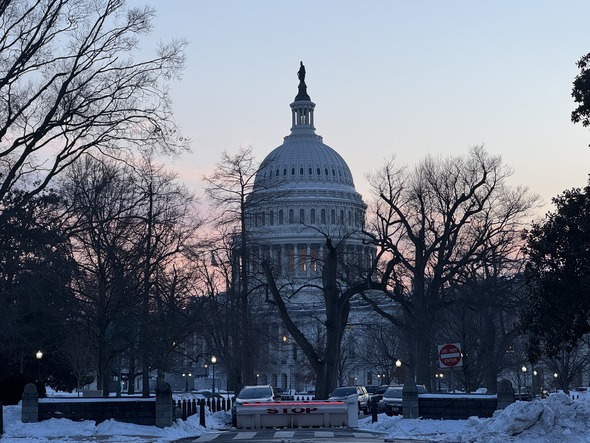 The Washington D.C. capitol building 